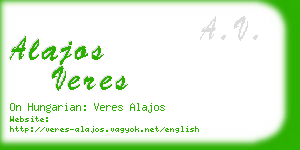alajos veres business card